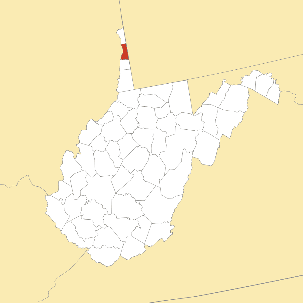 Brooke County map