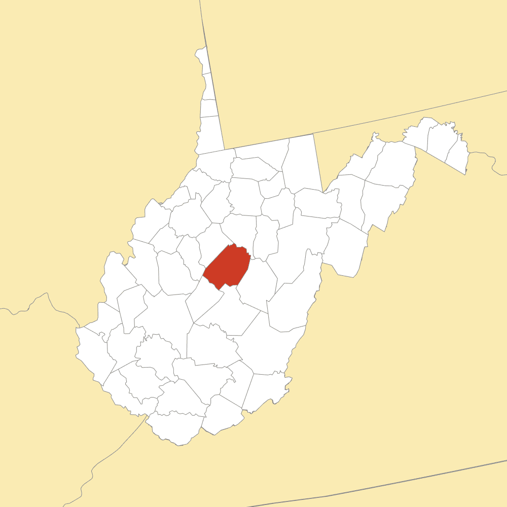 Gilmer County map