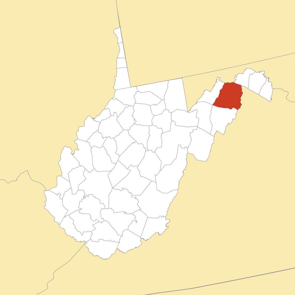 Hampshire County map