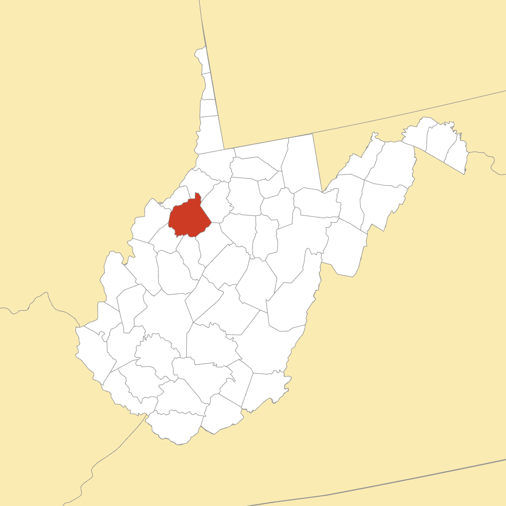 Ritchie County map